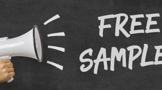free-samples نمونه بار یا سمپل